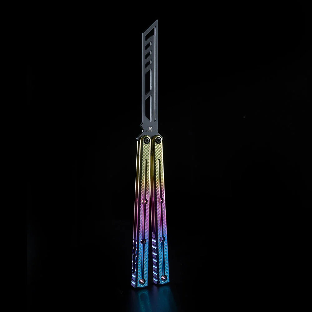 Armed Shark Krake Raken v3 Titanium Balisong Trainer