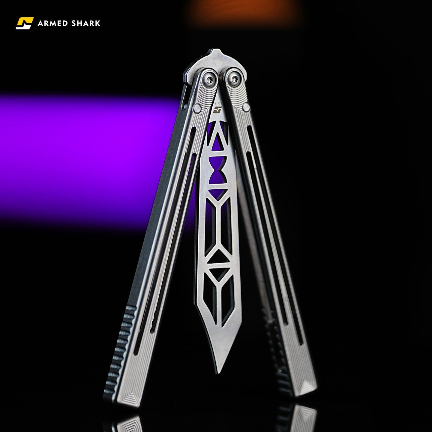 Armed Shark Titanium REP Balisong Trainer