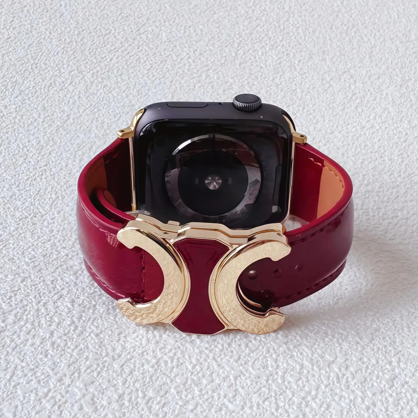 Double C-shape Leather Band