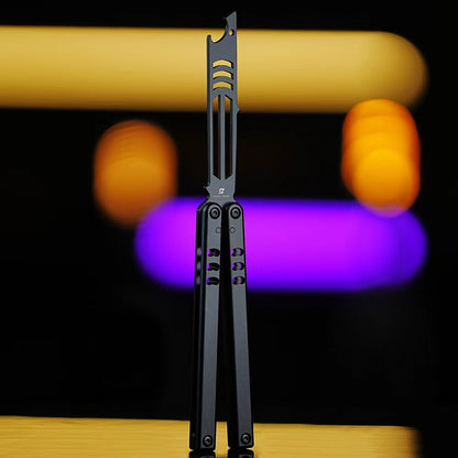 Armed Shark Inked Mako Bottle Opener Balisong Balisong