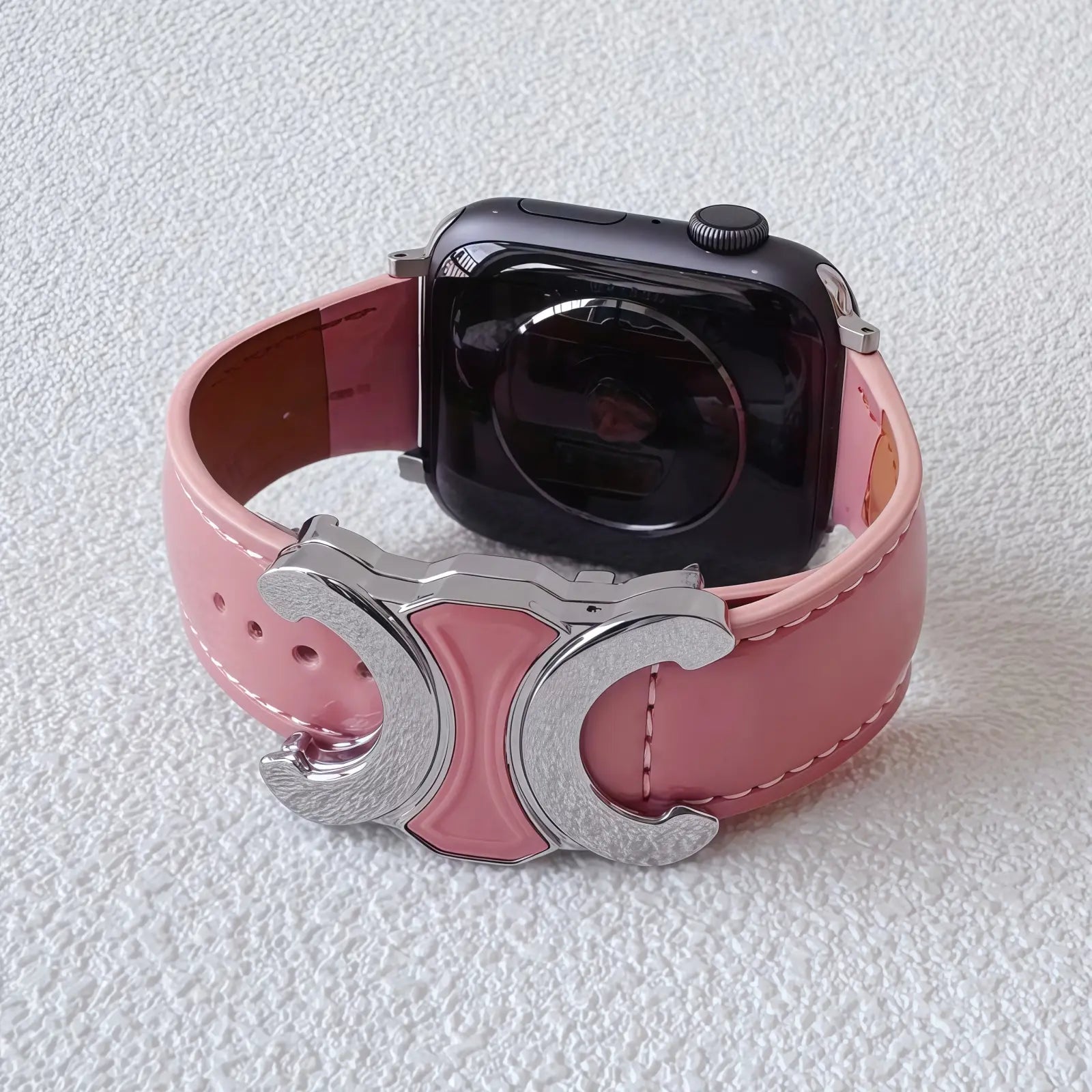 Double C-shape Leather Band