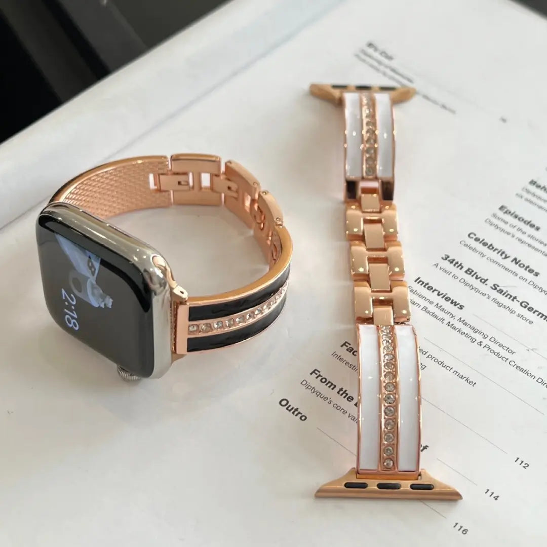 Crystal Bangle Apple Watch Band