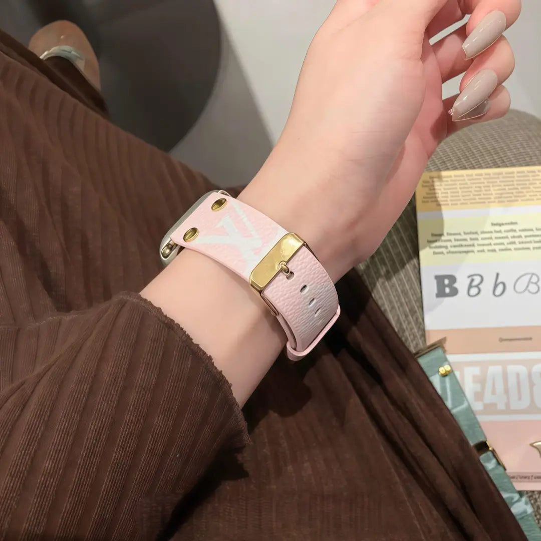 Luxury Leather Band for Apple Watch