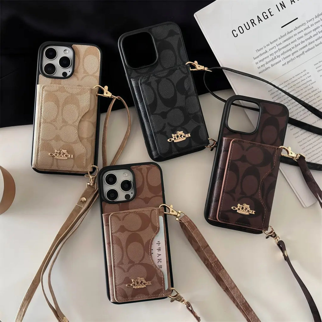 Coach iPhone Case with cardholder