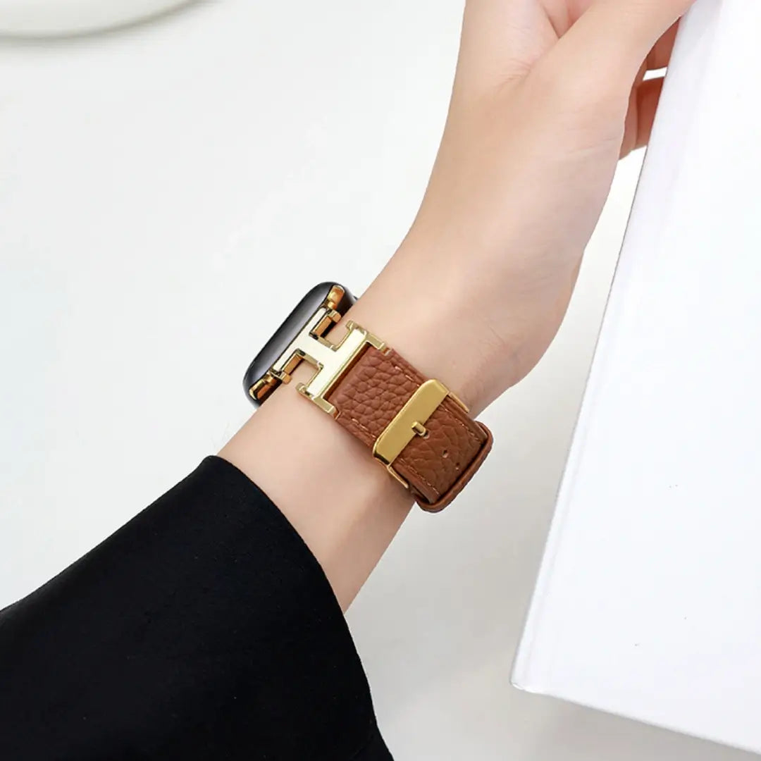 Double-H Leather Band