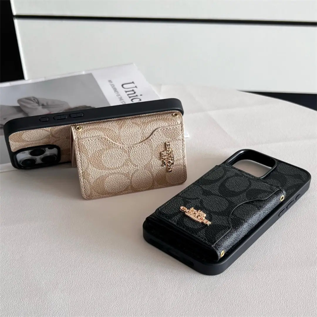 Coach iPhone Case with cardholder