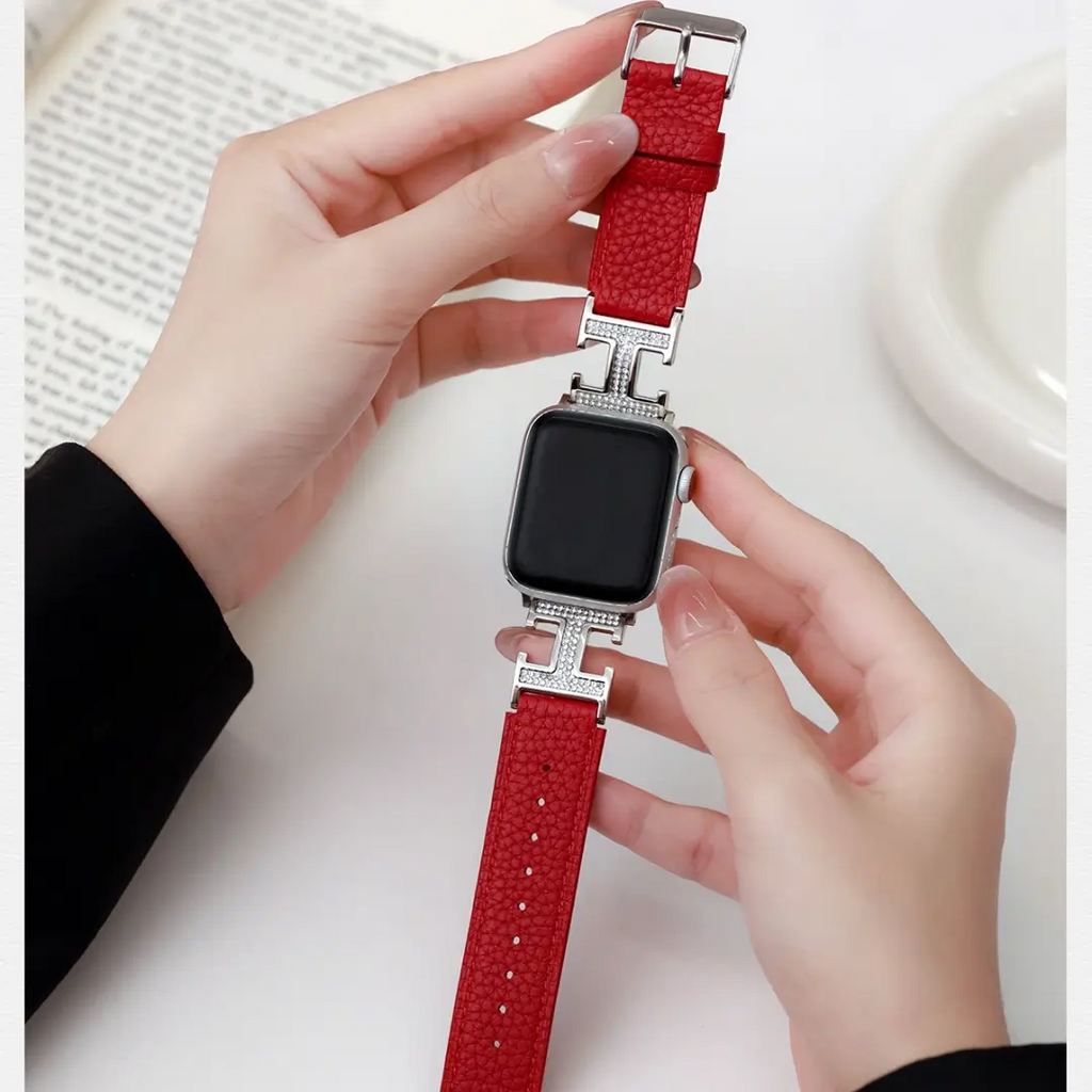 Double-H Leather Band