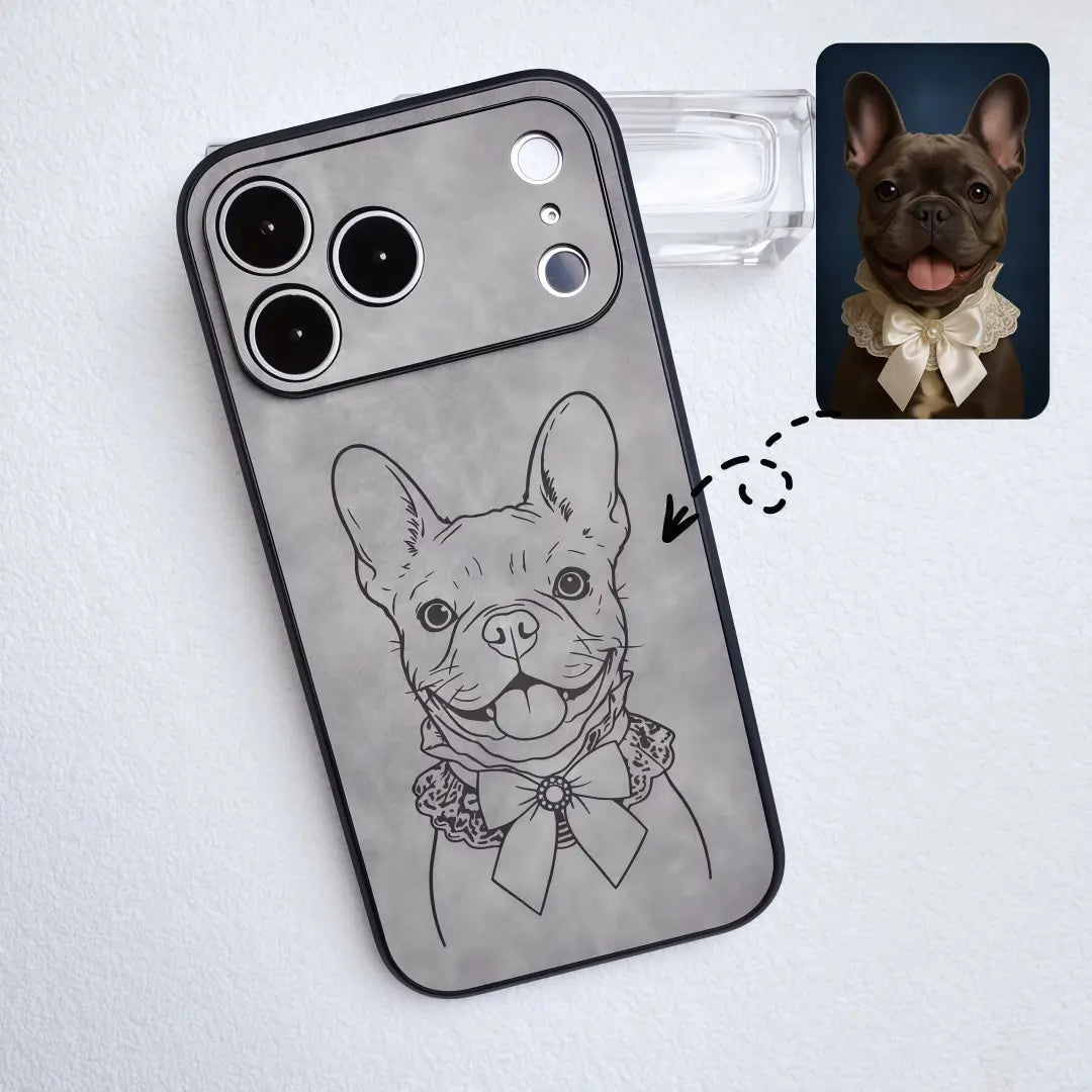 Custom Photo Line Art Case-Suede