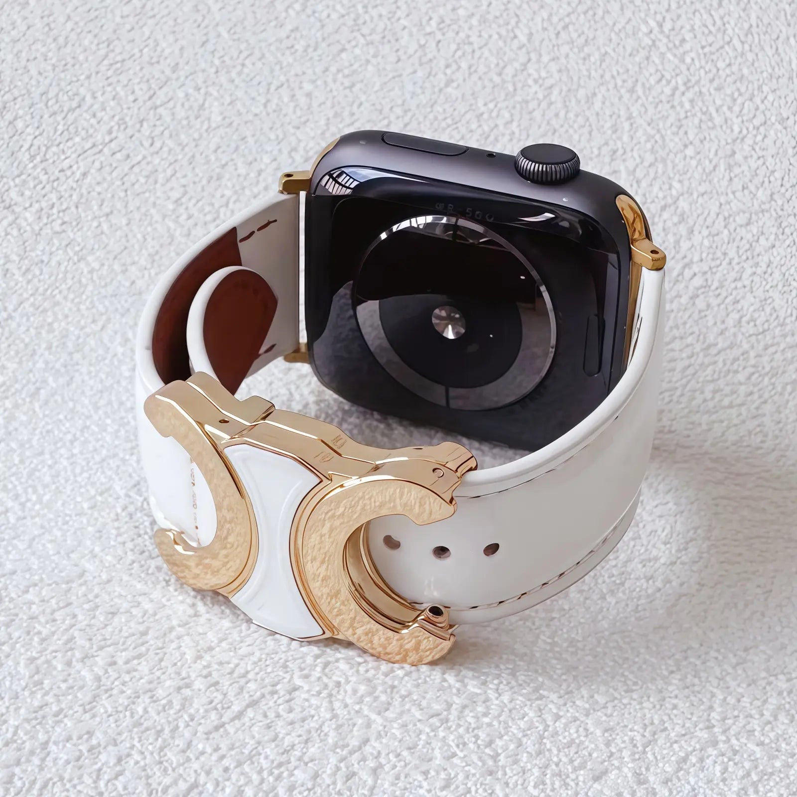 Double C-shape Leather Band