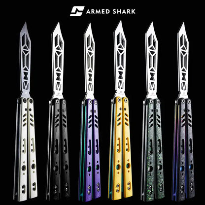Armed Shark G10 Titanium Rep Balisong Trainer