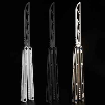 Armed Shark Tsunami Titanium Alloy Balisong Trainer