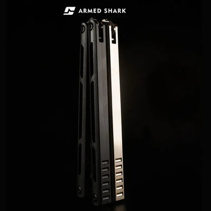 Armed Shark Tsunami Titanium Alloy Balisong Trainer