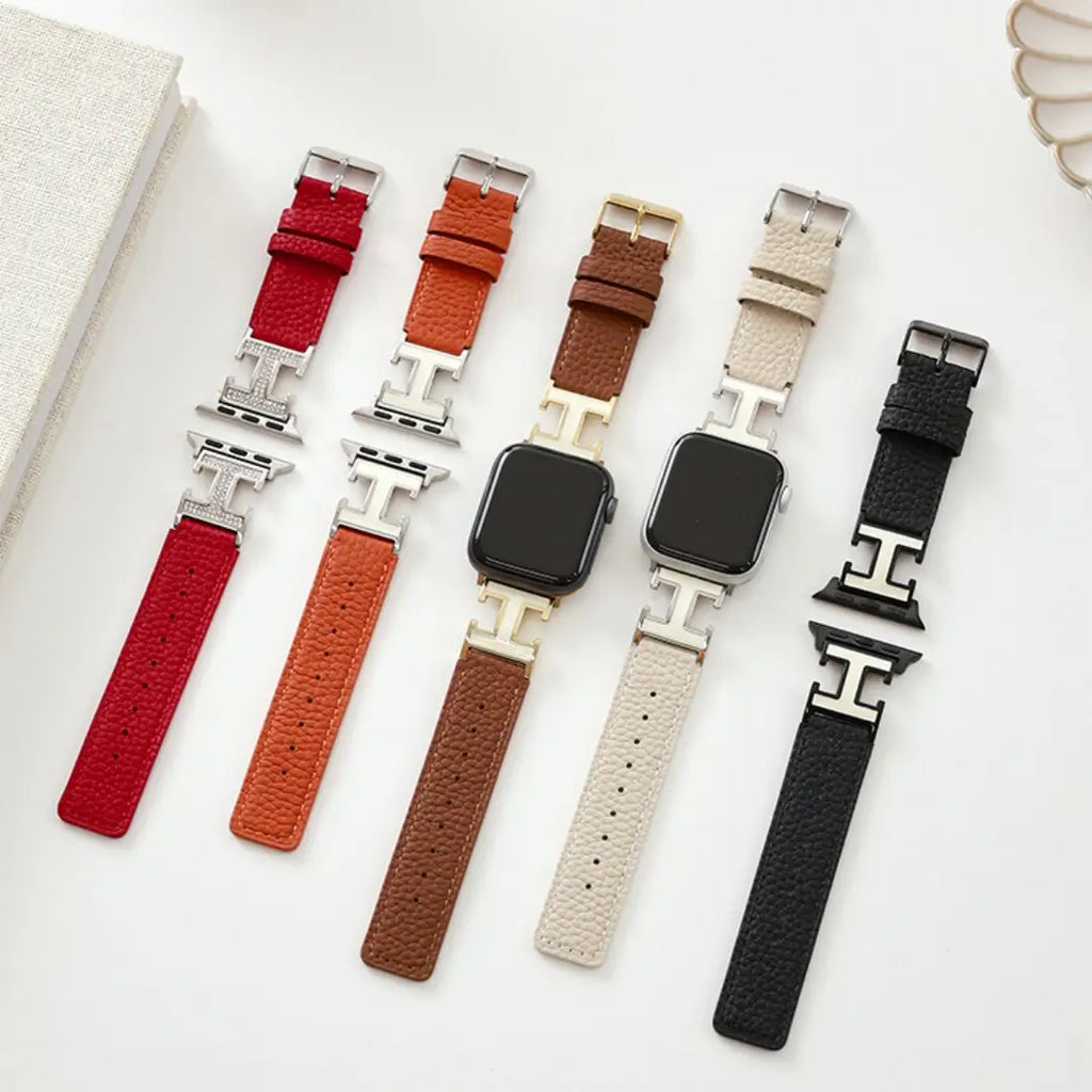 Double-H Leather Band