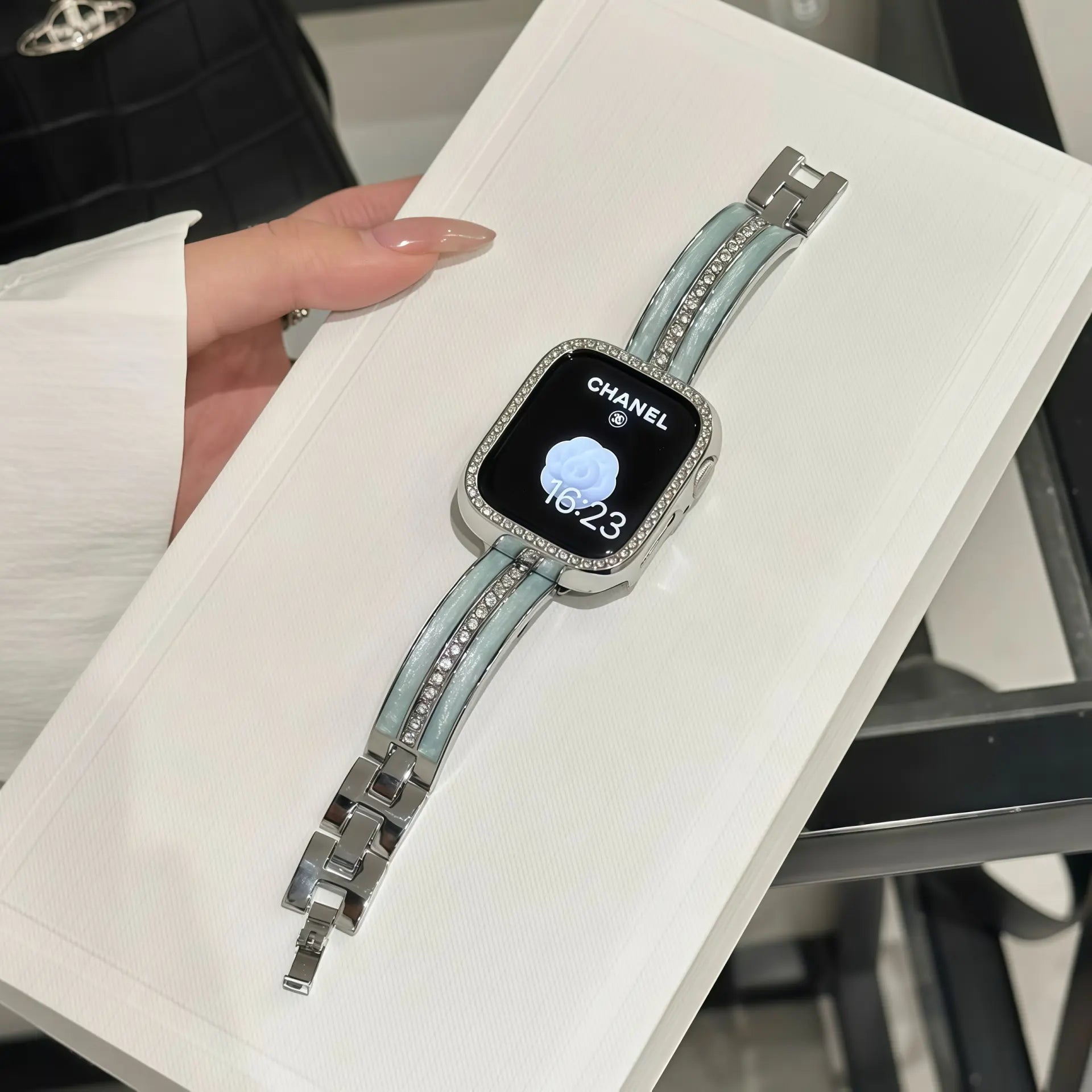 Crystal Bangle Apple Watch Band