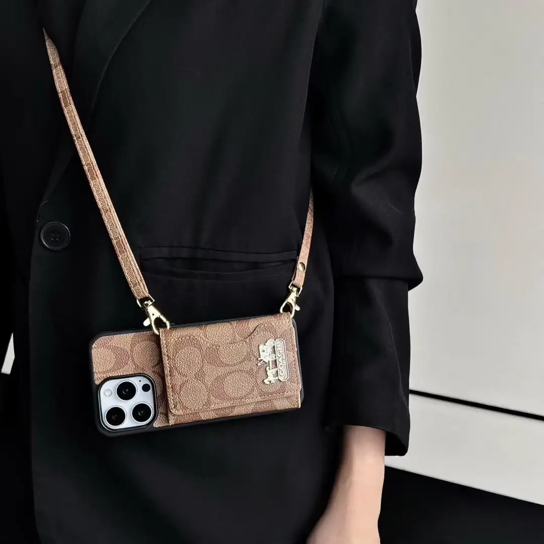 Coach iPhone Case with cardholder