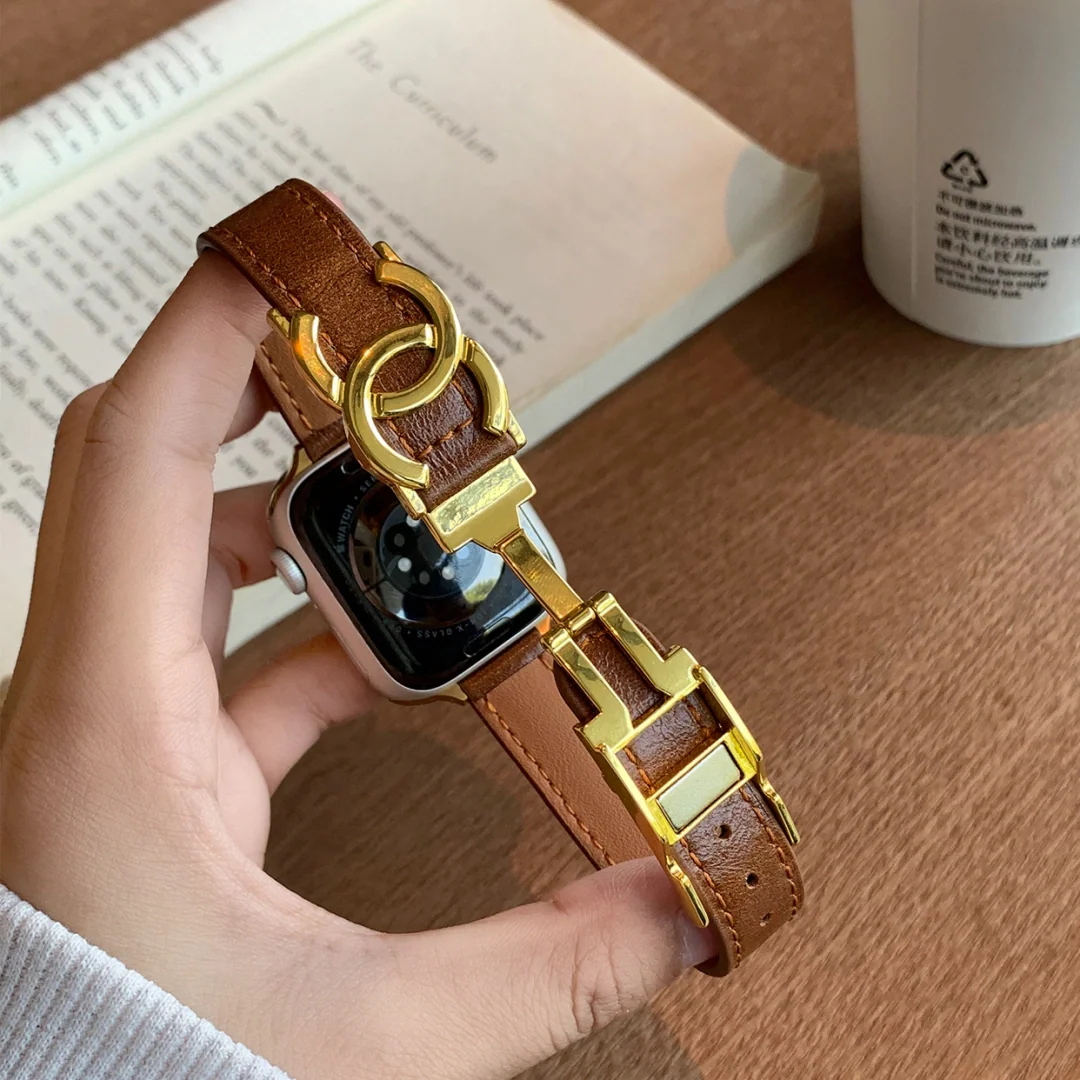 C-shape Leather Band