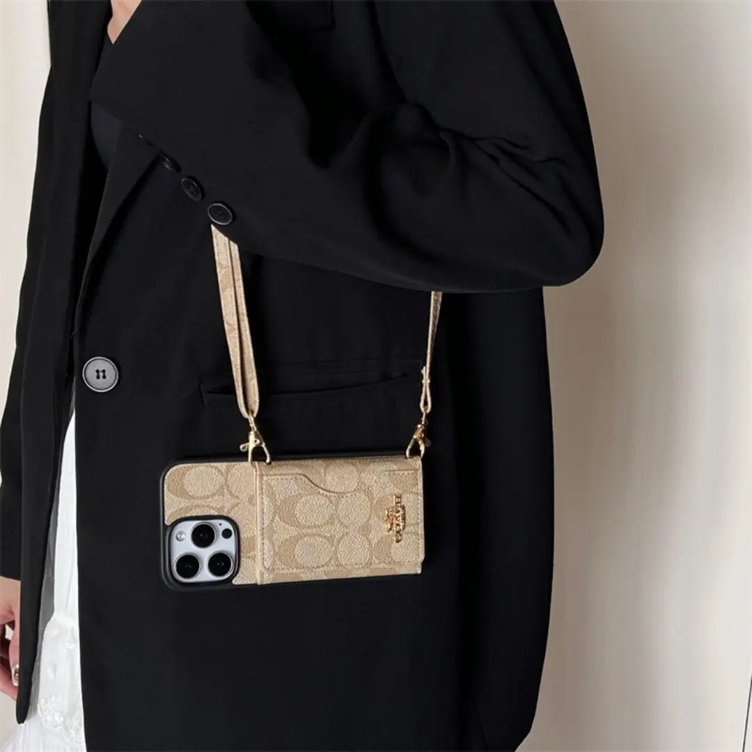 Coach iPhone Case with cardholder