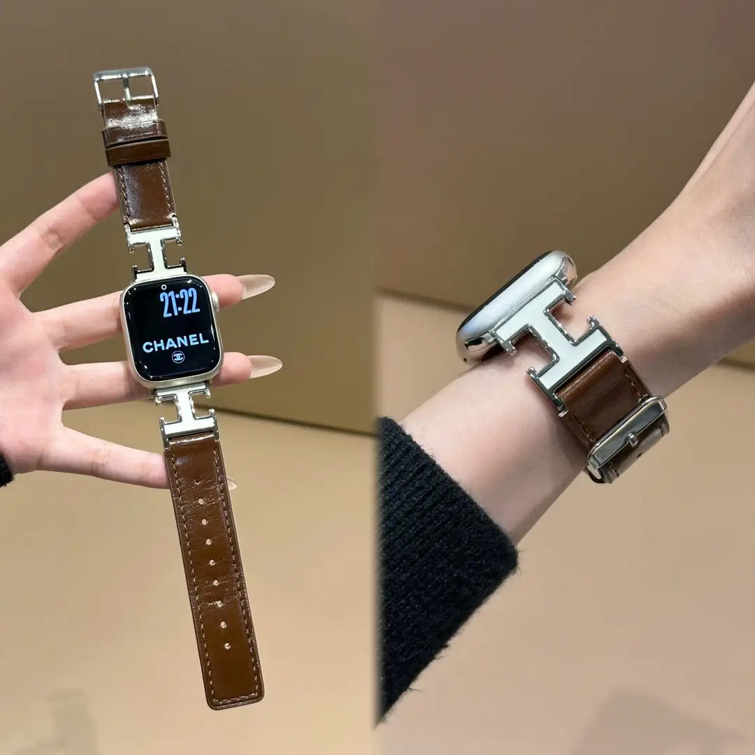 Double-H Leather Band