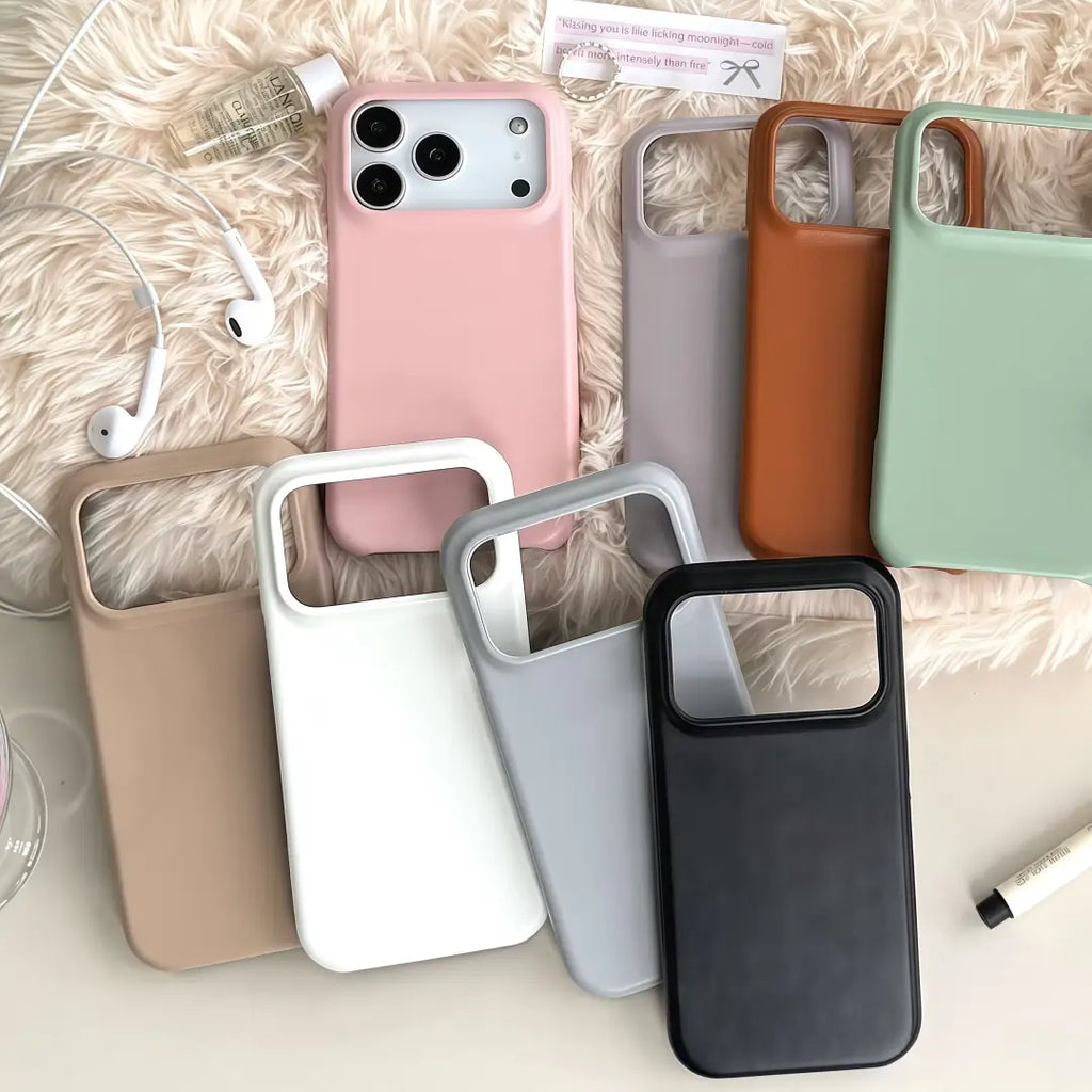 Custom Name Logo Engraved Phone Case – Lambskin