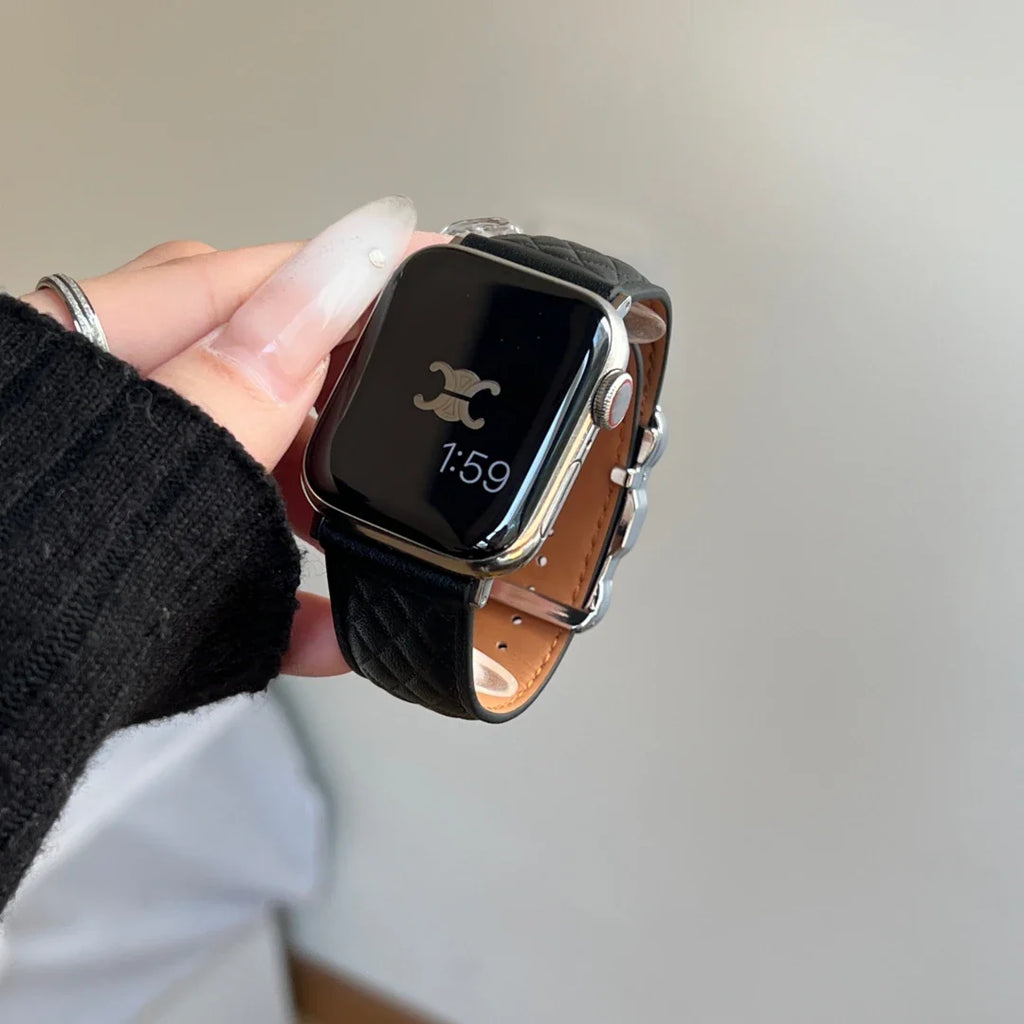 Double C-shape Leather Band