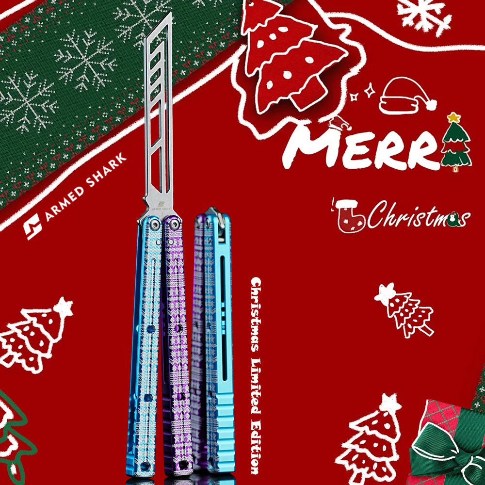 ArmedShark Christmas Limited Edition Balisong Trainer