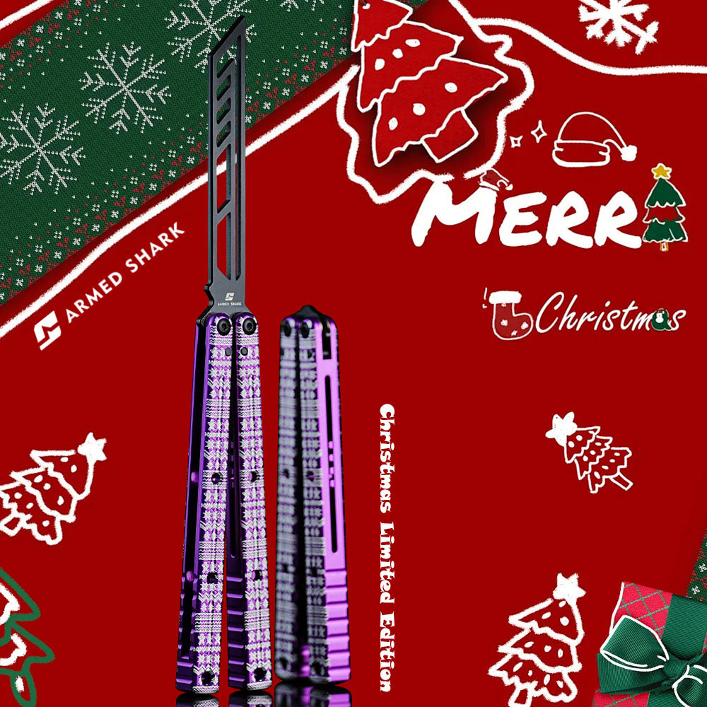 ArmedShark Christmas Limited Edition Balisong Trainer