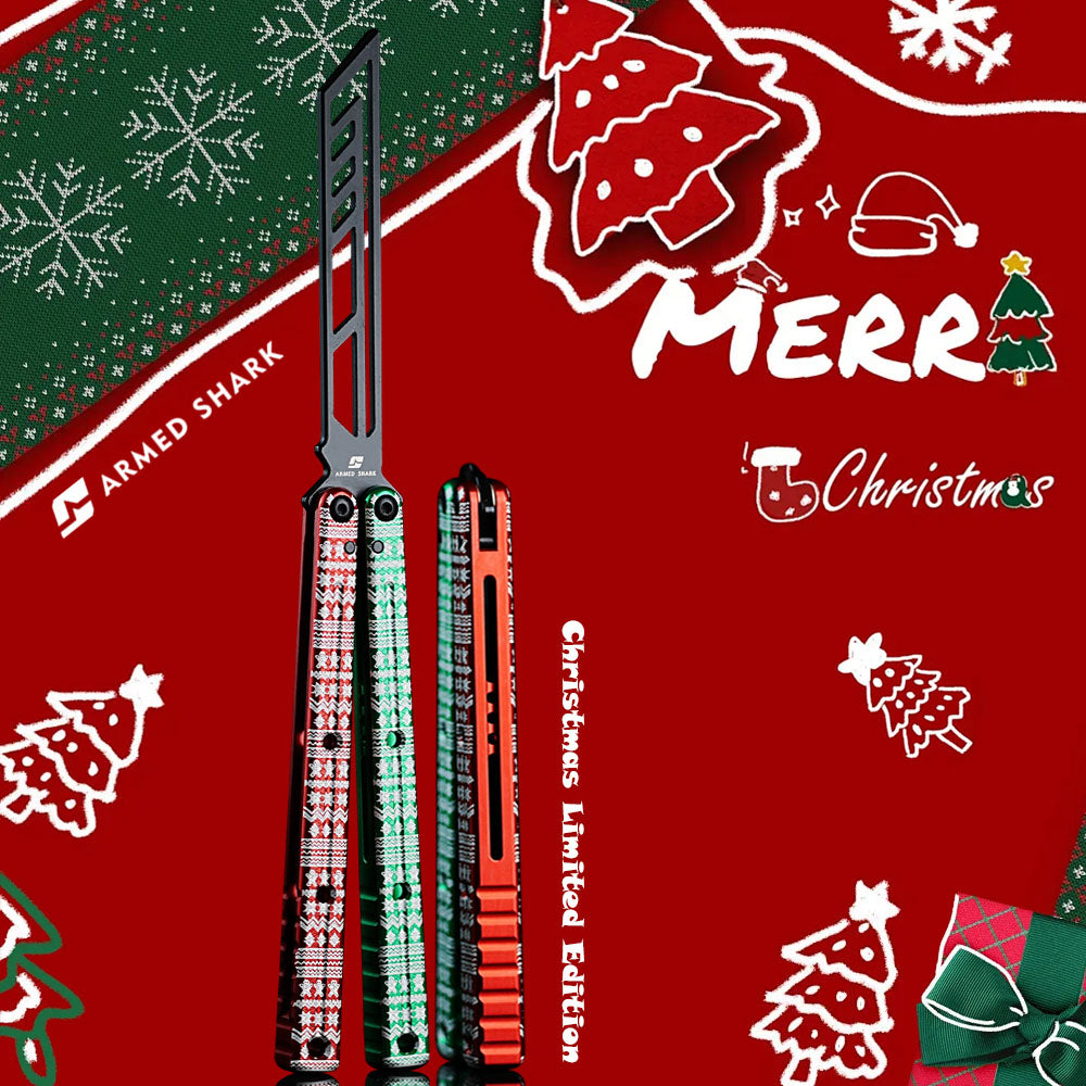 ArmedShark Christmas Limited Edition Balisong Trainer
