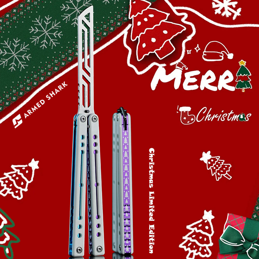 ArmedShark Christmas Limited Edition Balisong Trainer