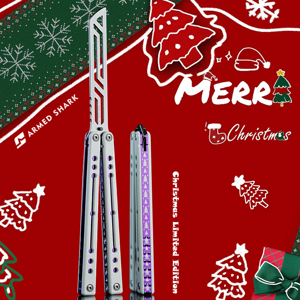 ArmedShark Christmas Limited Edition Balisong Trainer