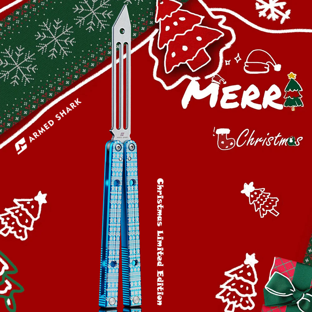 ArmedShark Christmas Limited Edition Balisong Trainer