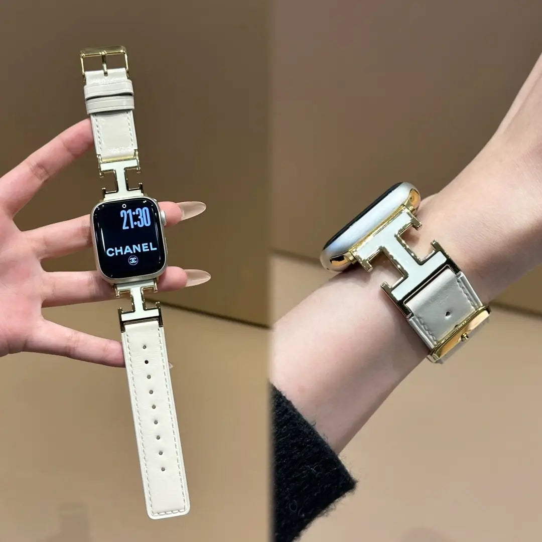 Double-H Leather Band