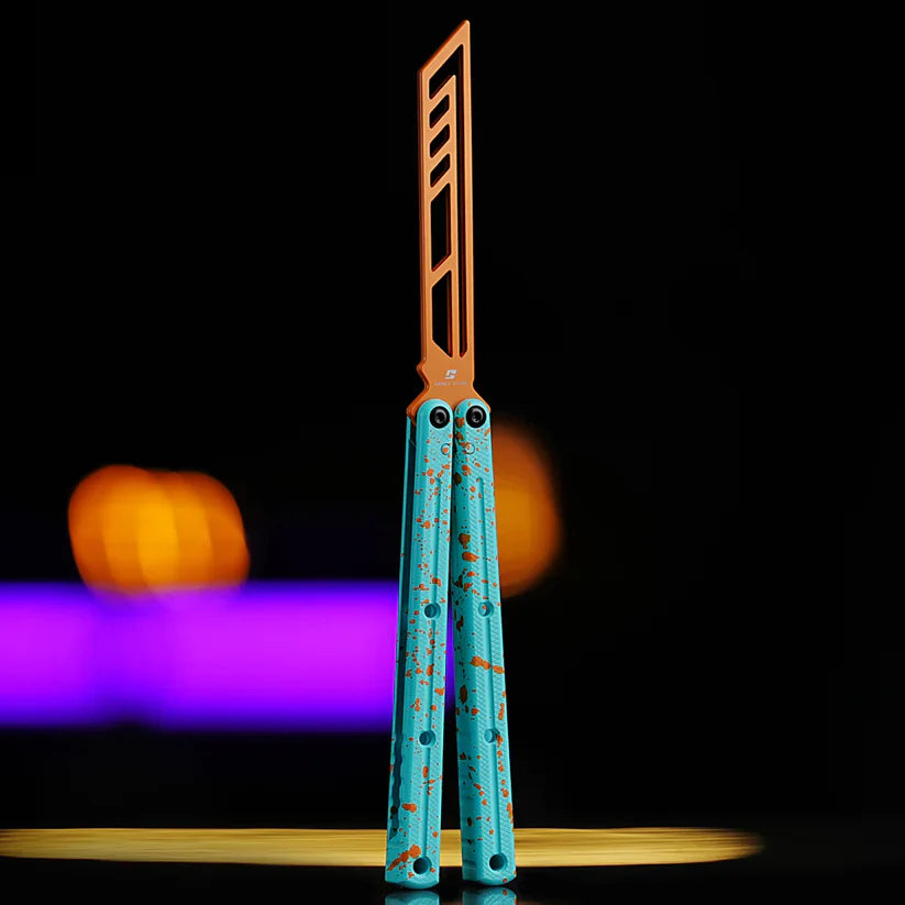 Armed Shark Ceramic-Style Krake Raken Balisong Trainer