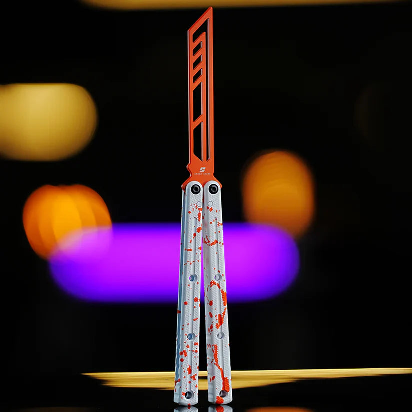 Armed Shark Ceramic-Style Krake Raken Balisong Trainer