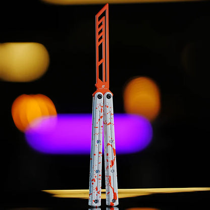 Armed Shark Ceramic-Style Krake Raken Balisong Trainer