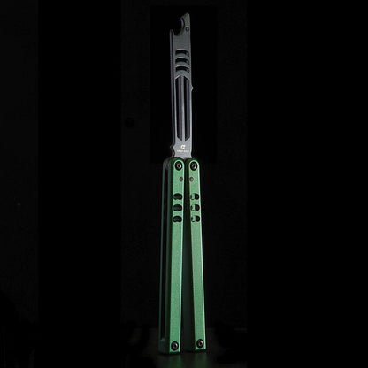 Armed Shark Inked Mako Bottle Opener Balisong Balisong