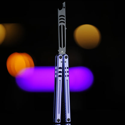 Armed Shark Inked Mako Bottle Opener Balisong Balisong
