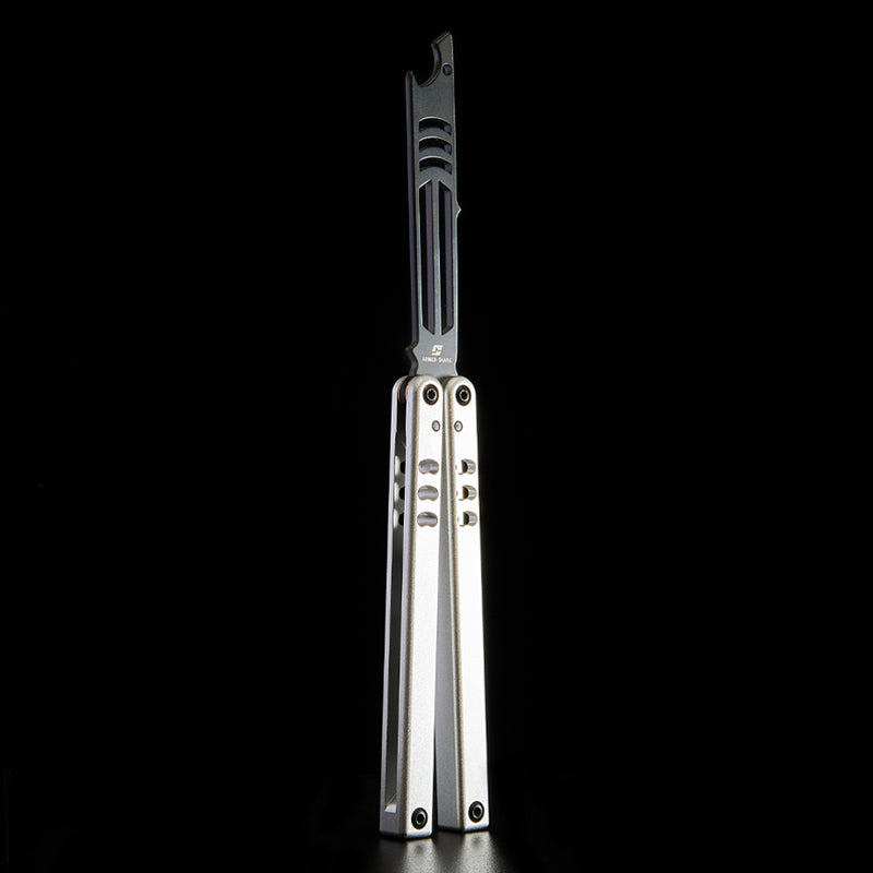 Armed Shark Inked Mako Bottle Opener Balisong Balisong