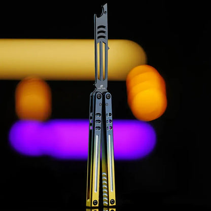 Armed Shark Inked Mako Bottle Opener Balisong Balisong