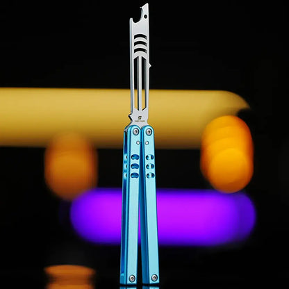 Armed Shark Inked Mako Bottle Opener Balisong Balisong