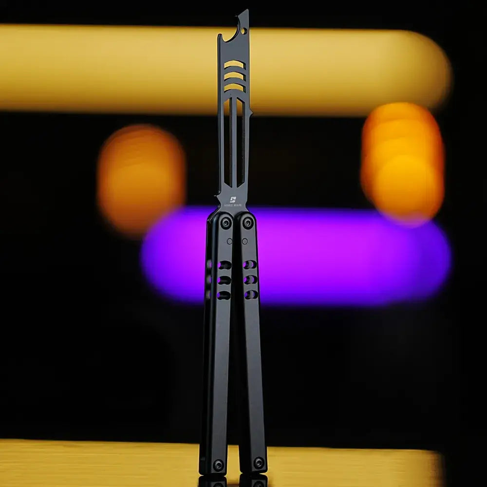 Armed Shark Inked Mako Bottle Opener Balisong Balisong