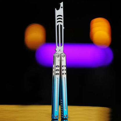 Armed Shark Inked Mako Bottle Opener Balisong Balisong