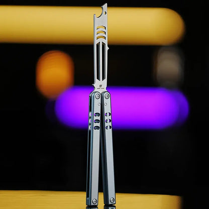 Armed Shark Inked Mako Bottle Opener Balisong Balisong