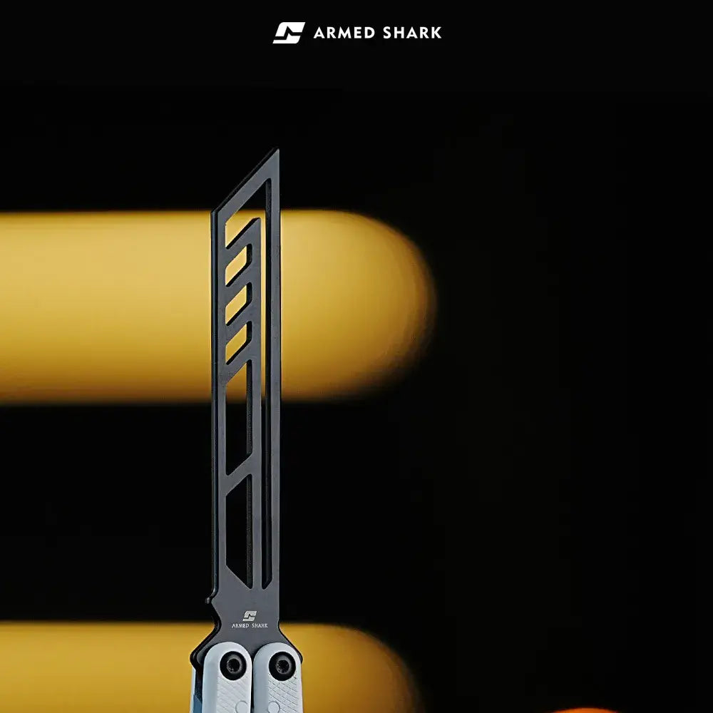 Armed Shark Ceramic-Style Krake Raken Balisong Trainer