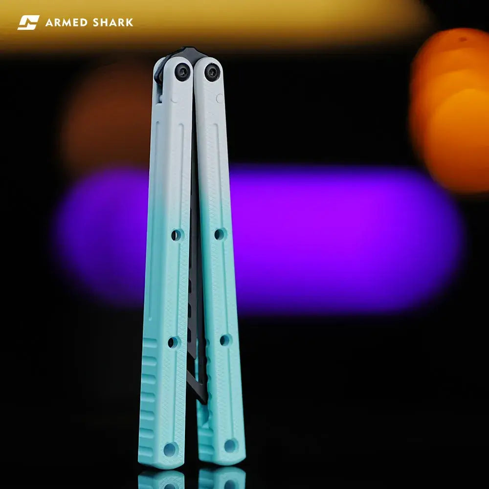 Armed Shark Ceramic-Style Krake Raken Balisong Trainer