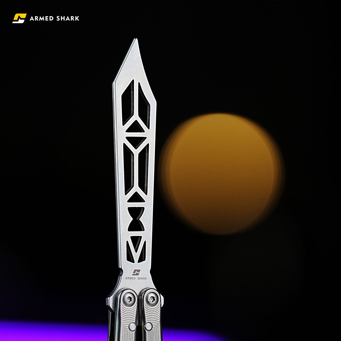 Armed Shark Titanium REP Balisong Trainer