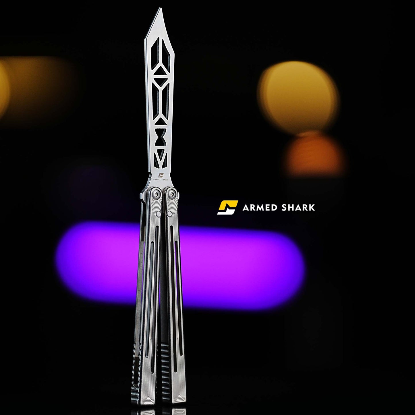 Armed Shark Titanium REP Balisong Trainer