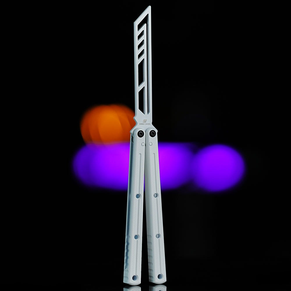 Armed Shark Ceramic-Style Krake Raken Balisong Trainer