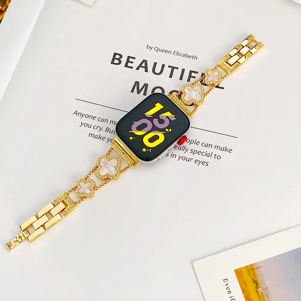 Diamond Clover Apple Watch Band