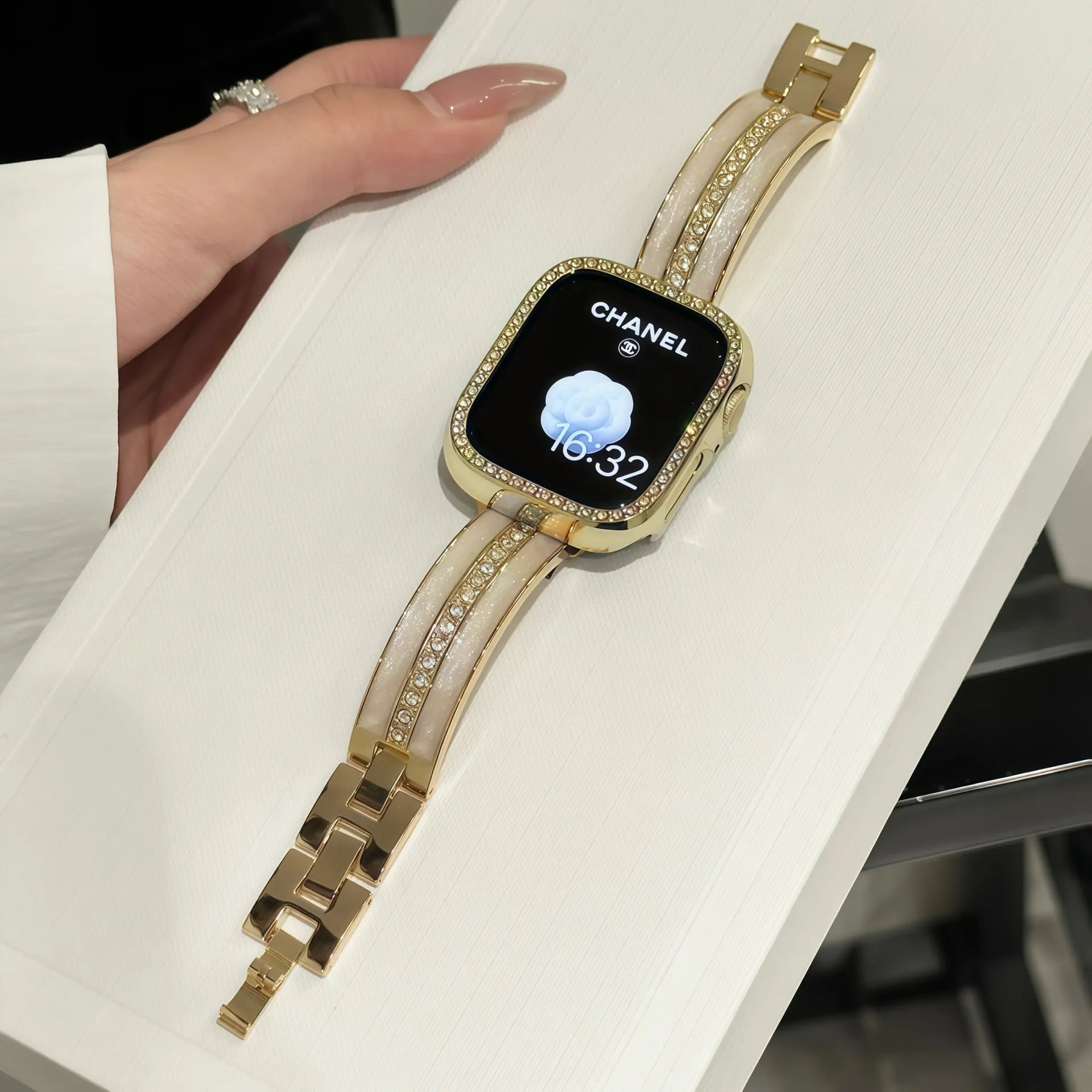 Crystal Bangle Apple Watch Band