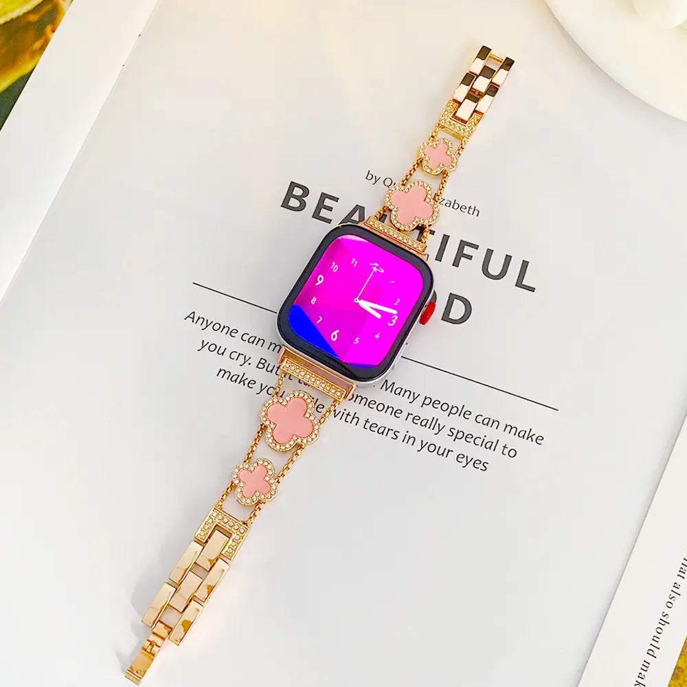 Diamond Clover Apple Watch Band